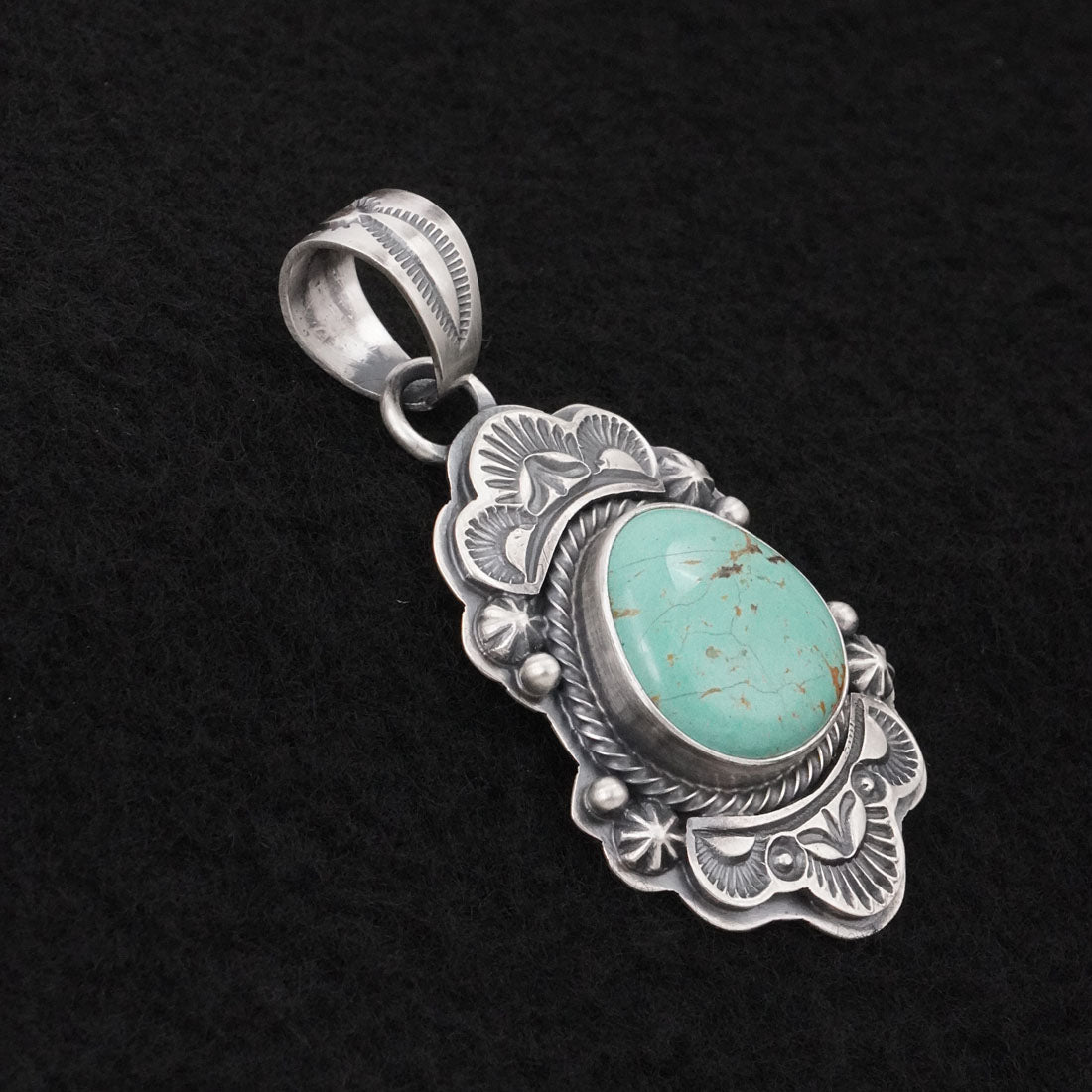 Randy Boyd Turquoise & Sterling Silver Pendant