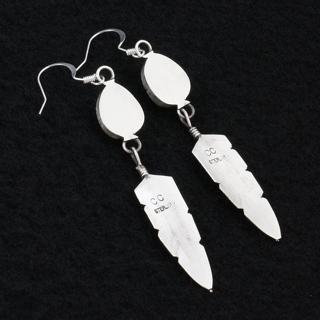 Chris Charley Turquoise & Sterling Silver Earrings