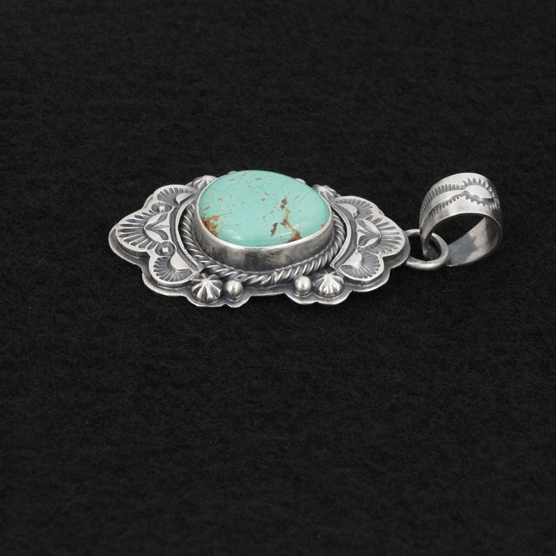 Randy Boyd Turquoise & Sterling Silver Pendant