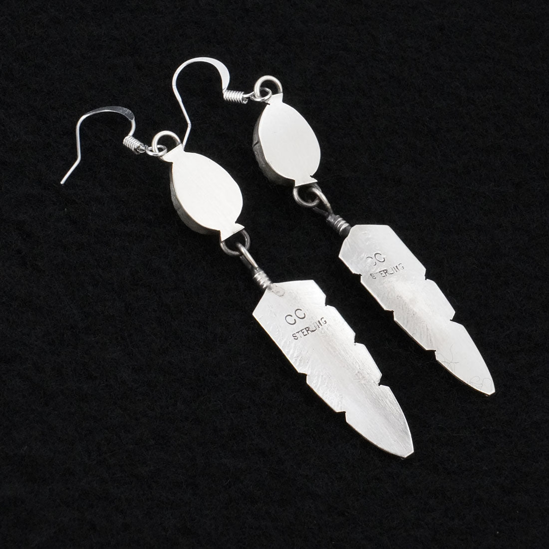 Chris Charley Turquoise & Sterling Silver Earrings