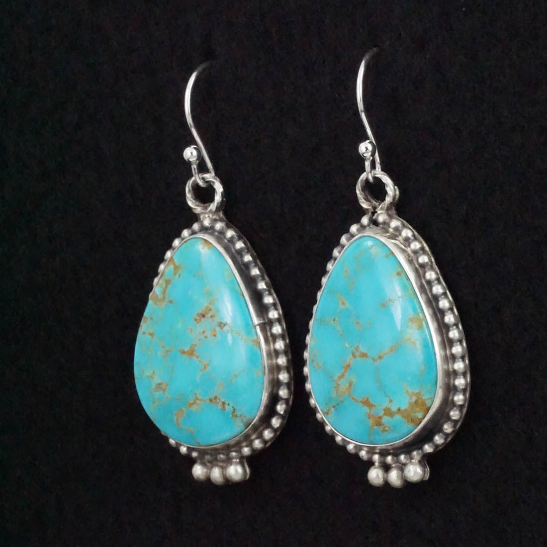 Jimmy Garcia Turquoise & Sterling Silver Earrings