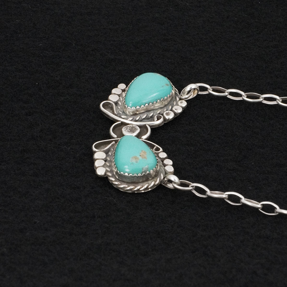 Phil Nez Turquoise & Sterling Silver Necklace