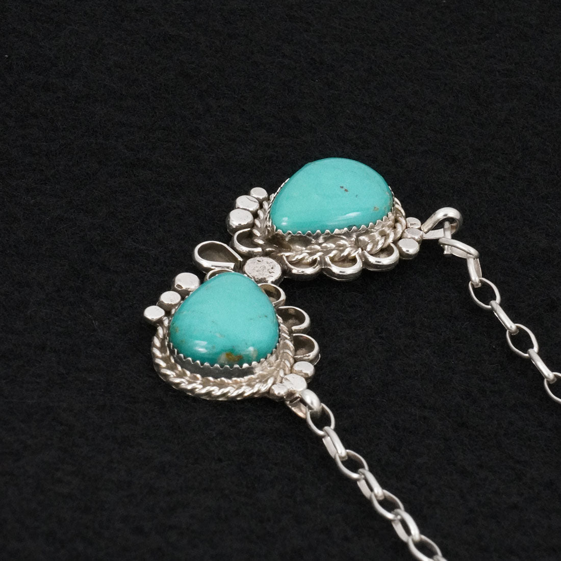 Phil Nez Turquoise & Sterling Silver Necklace