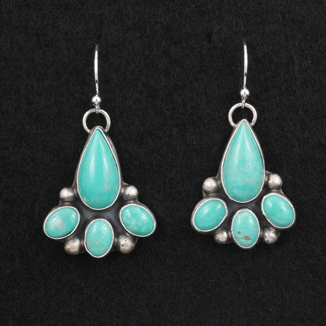 Kathleen Livingston Turquoise & Sterling Silver Earrings