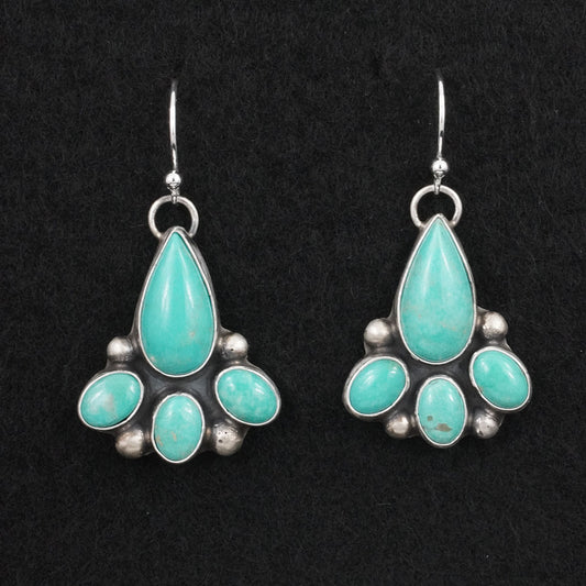 Kathleen Livingston Turquoise & Sterling Silver Earrings