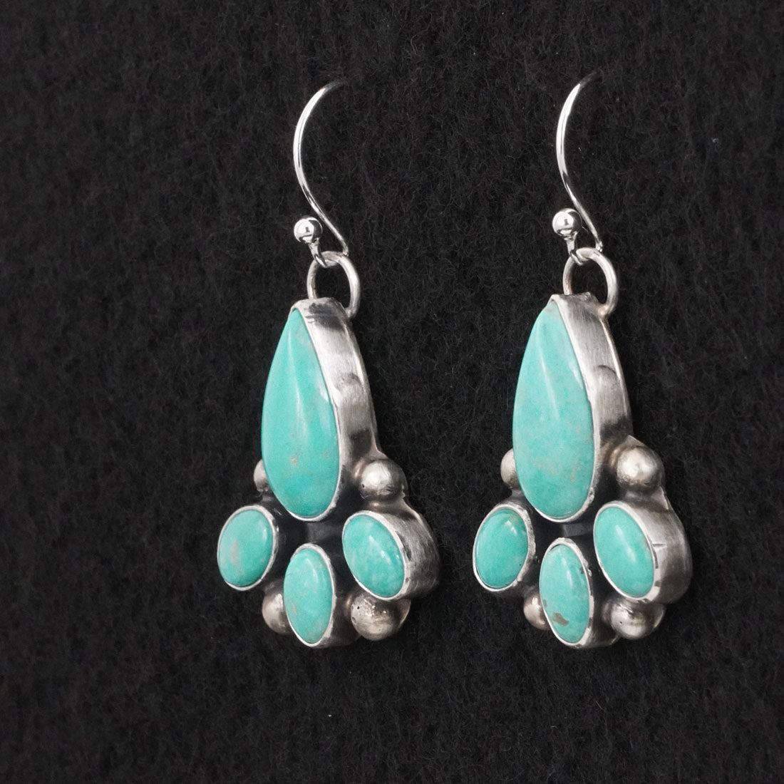 Kathleen Livingston Turquoise & Sterling Silver Earrings