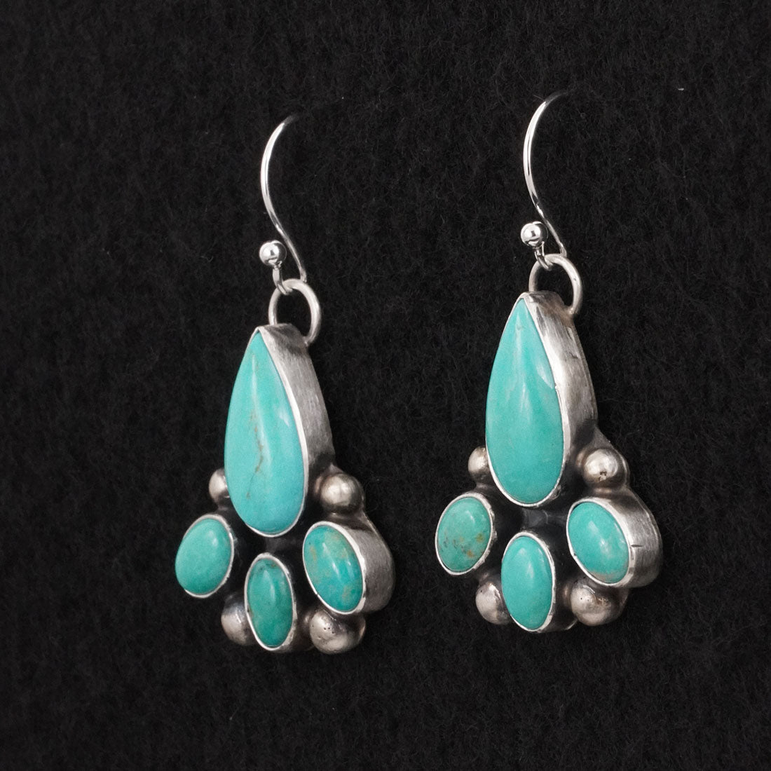 Kathleen Livingston Turquoise & Sterling Silver Earrings