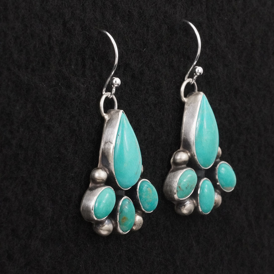 Kathleen Livingston Turquoise & Sterling Silver Earrings