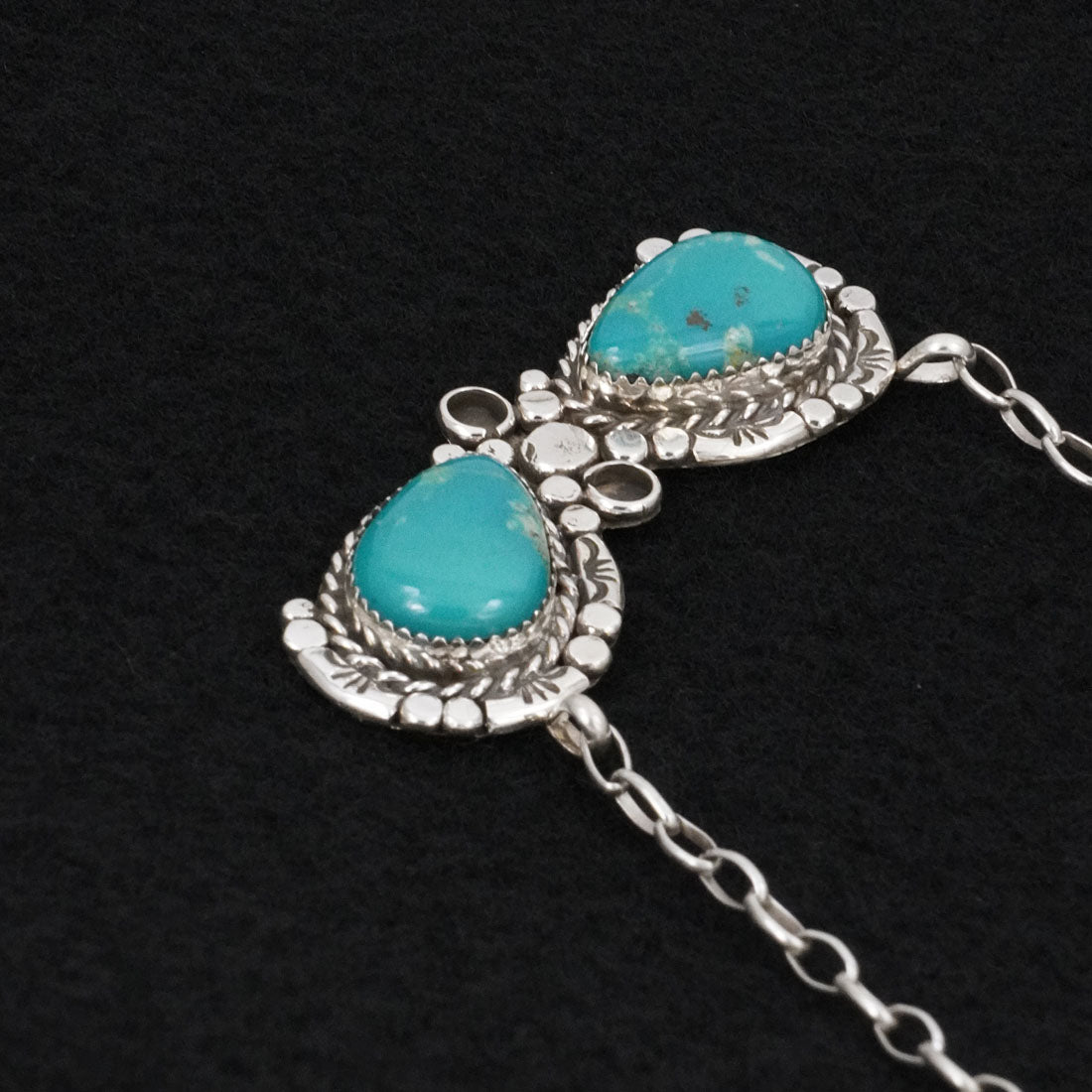Phil Nez Turquoise & Sterling Silver Necklace