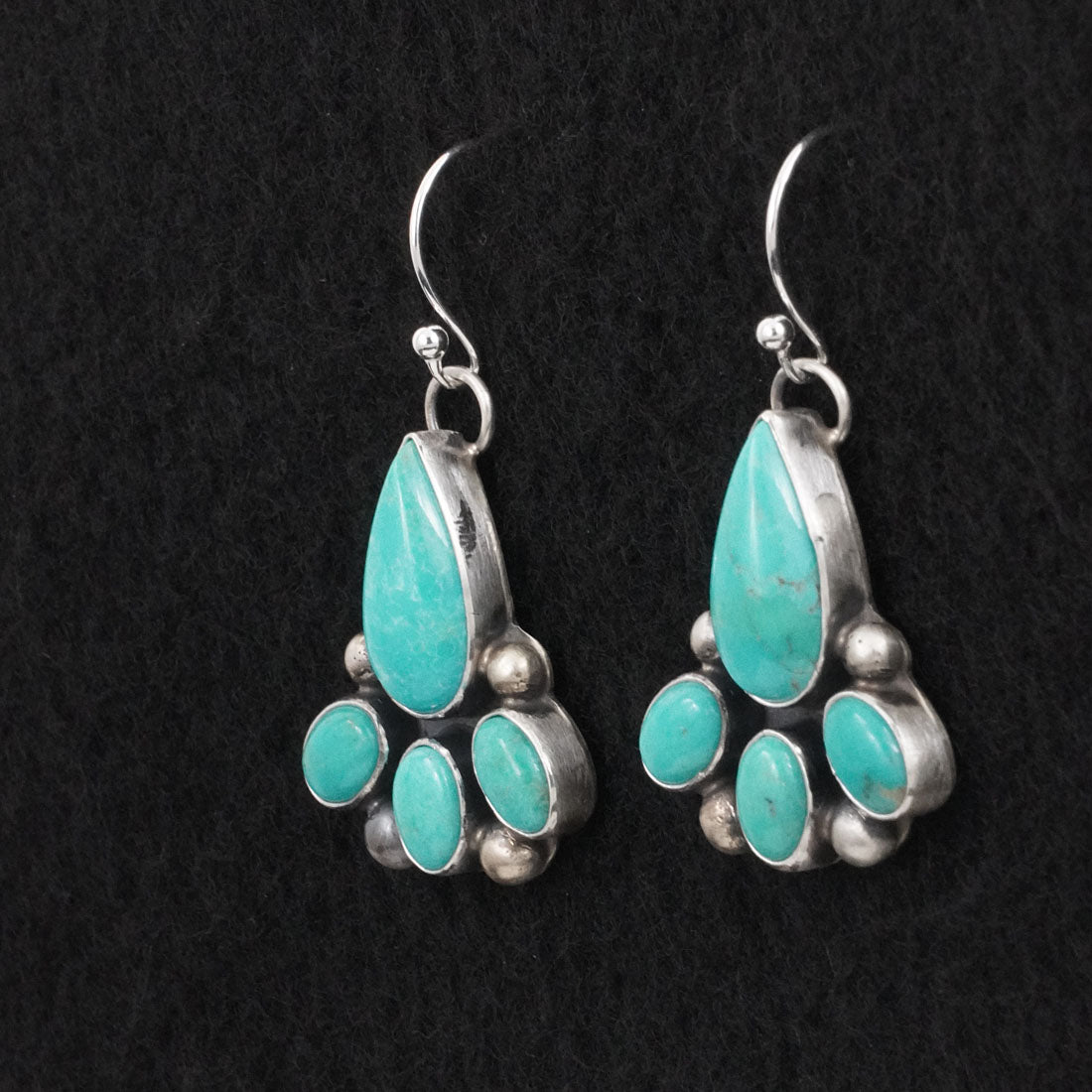 Kathleen Livingston Turquoise & Sterling Silver Earrings