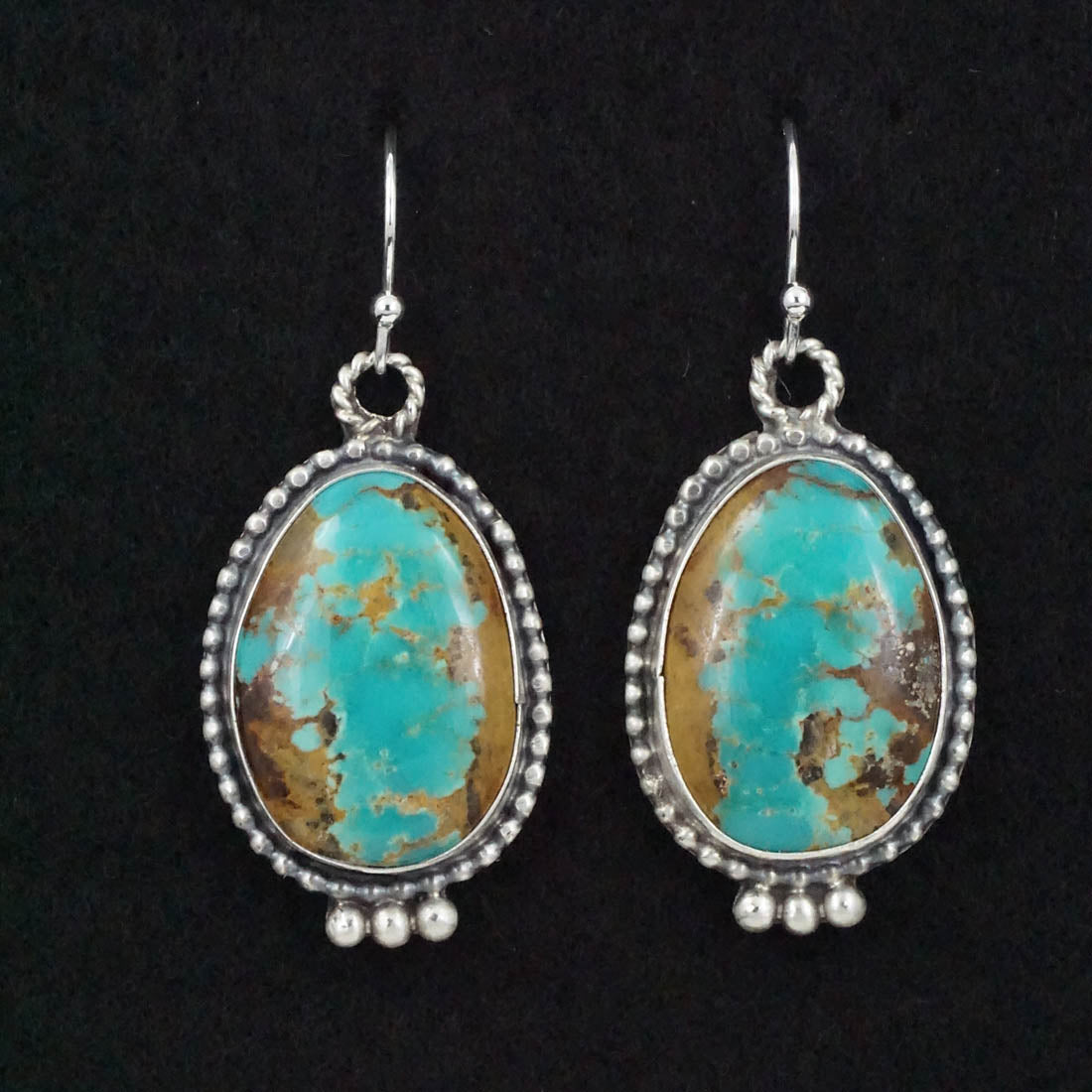 Jimmy Garcia Turquoise & Sterling Silver Earrings