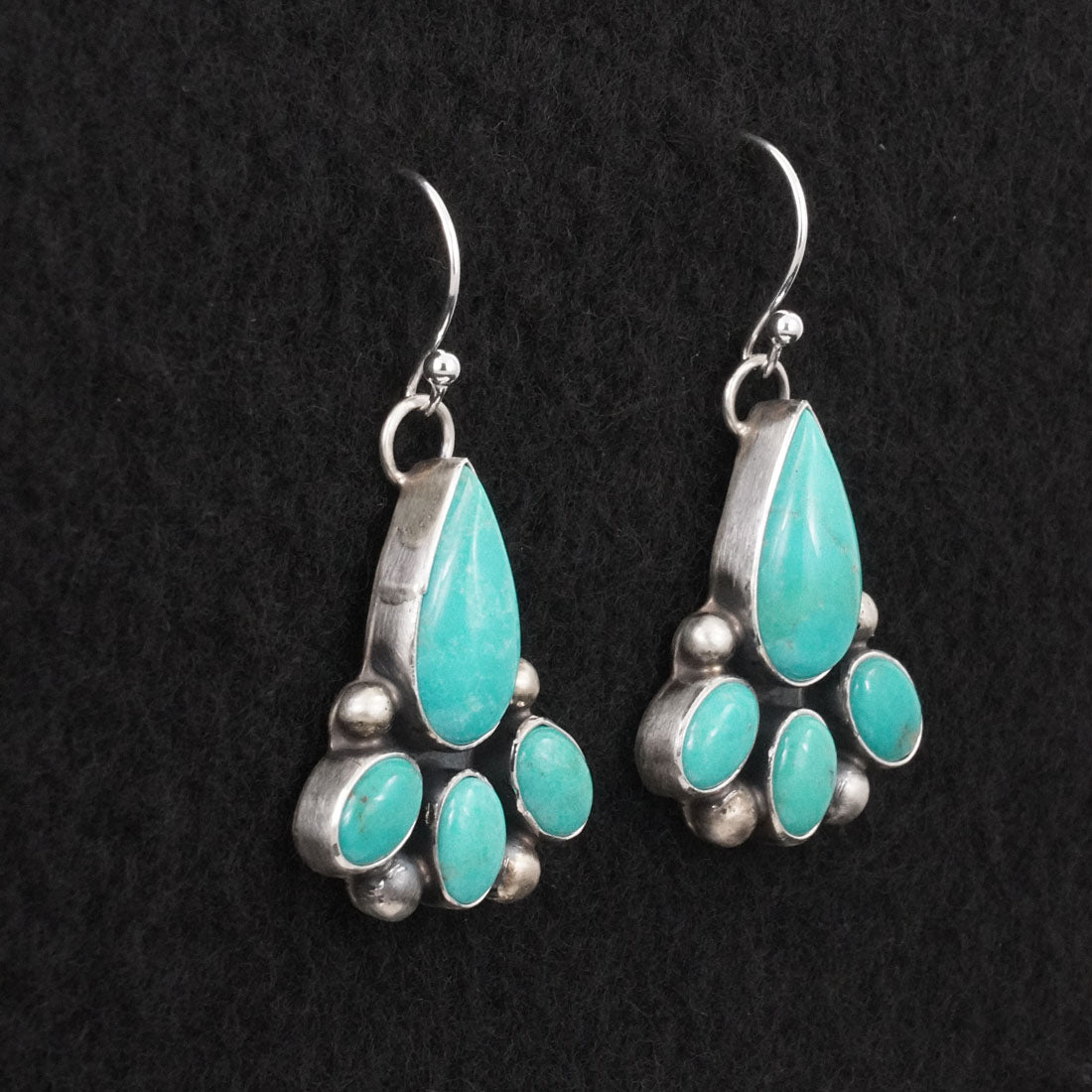 Kathleen Livingston Turquoise & Sterling Silver Earrings