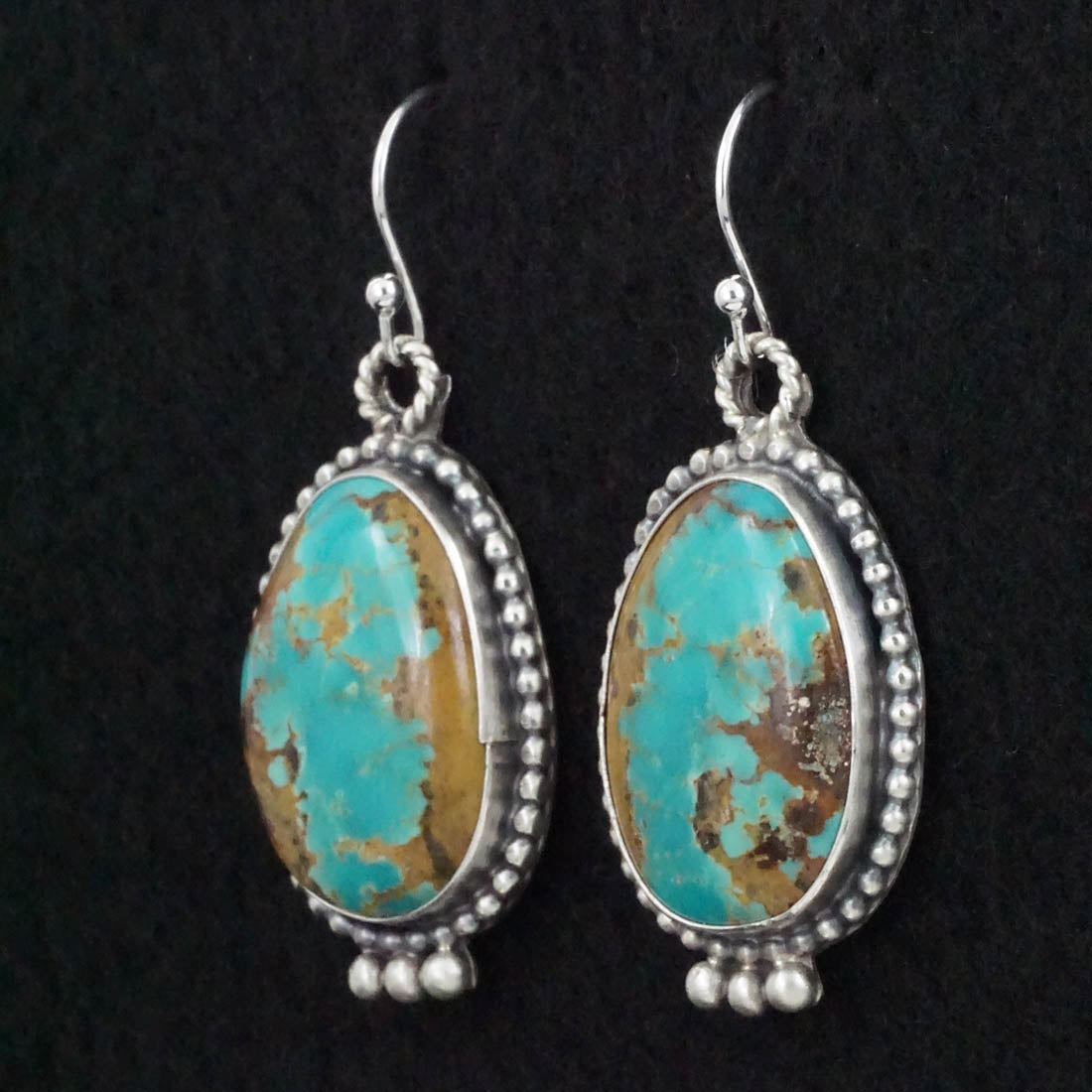 Jimmy Garcia Turquoise & Sterling Silver Earrings