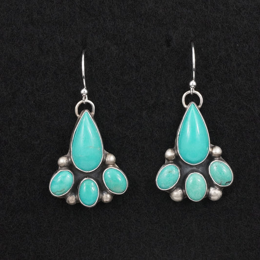 Kathleen Livingston Turquoise & Sterling Silver Earrings