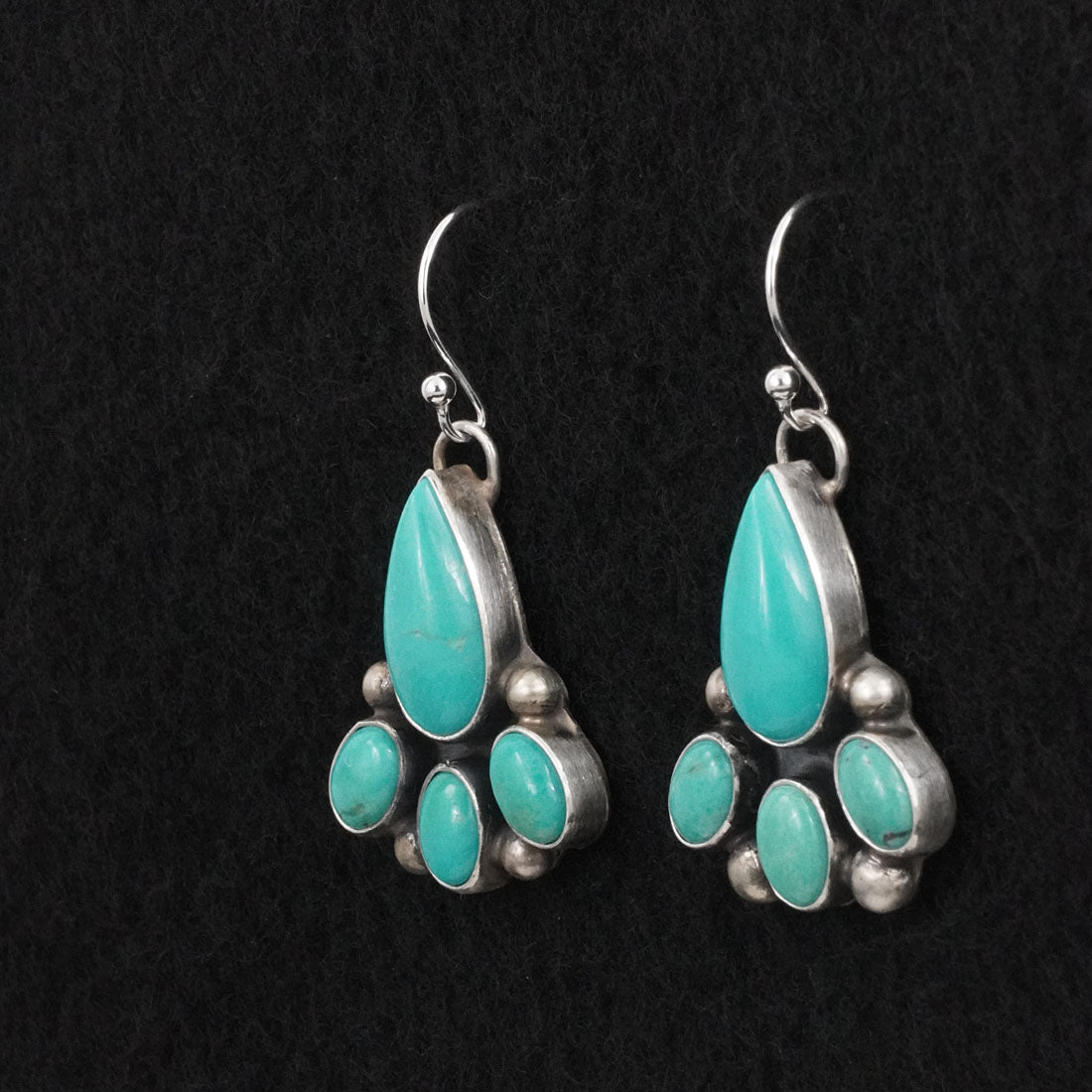 Kathleen Livingston Turquoise & Sterling Silver Earrings