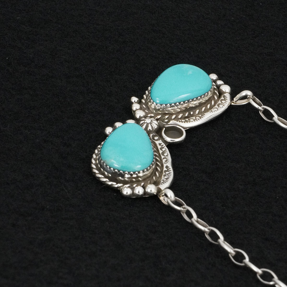 Phil Nez Turquoise & Sterling Silver Necklace