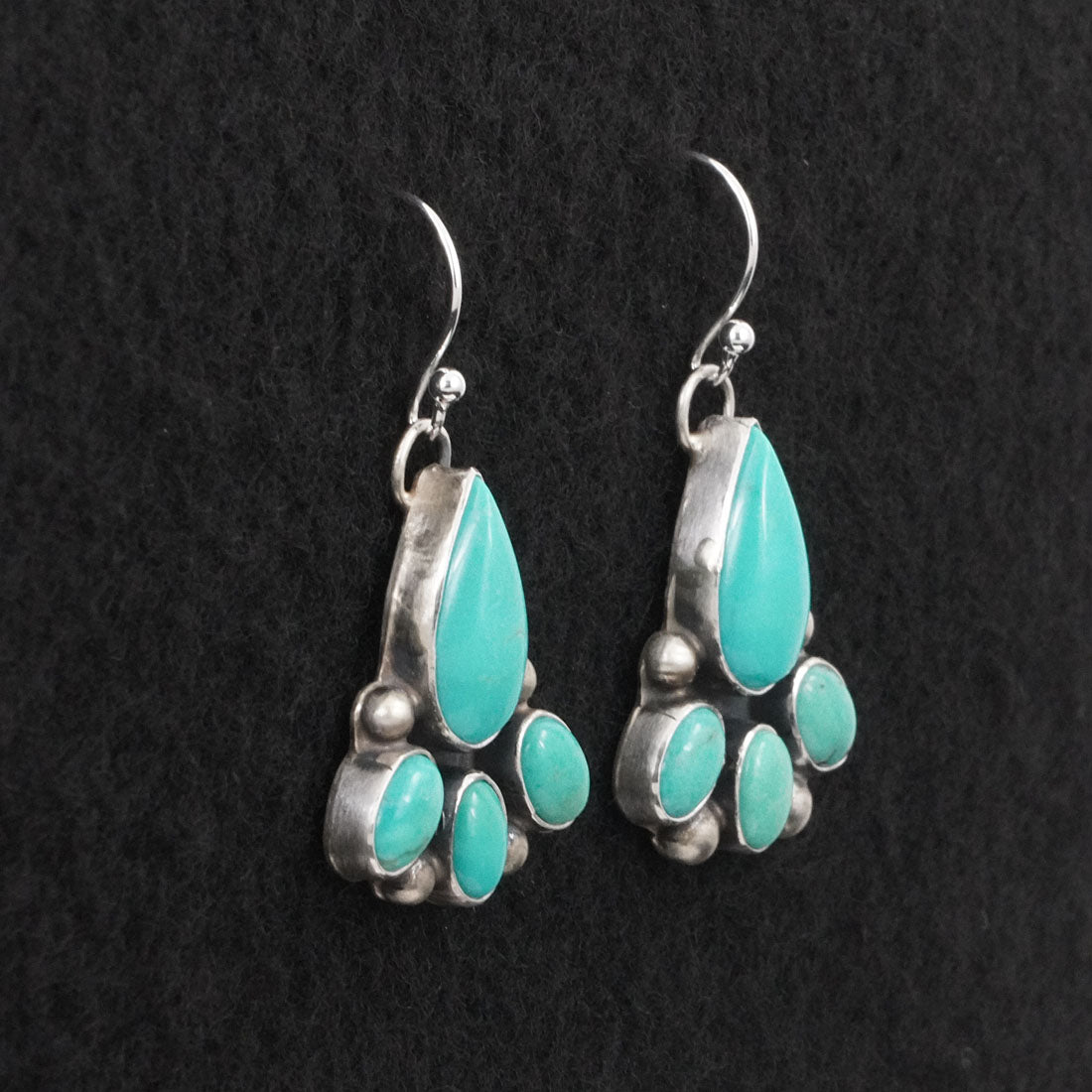 Kathleen Livingston Turquoise & Sterling Silver Earrings