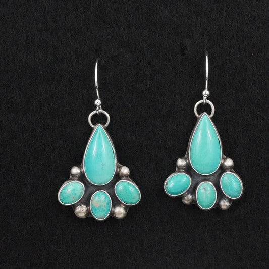 Kathleen Livingston Turquoise & Sterling Silver Earrings
