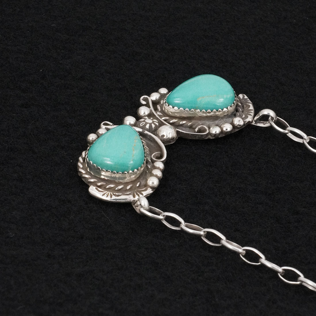 Phil Nez Turquoise & Sterling Silver Necklace