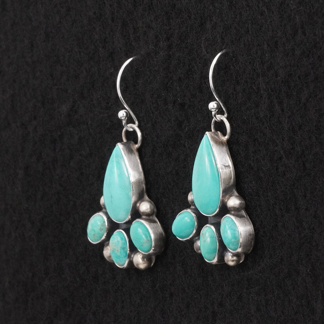 Kathleen Livingston Turquoise & Sterling Silver Earrings