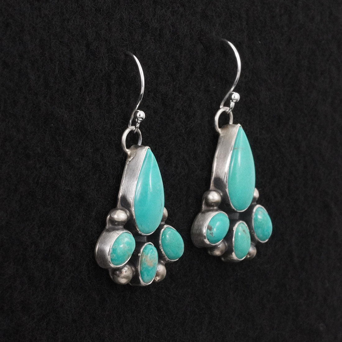 Kathleen Livingston Turquoise & Sterling Silver Earrings