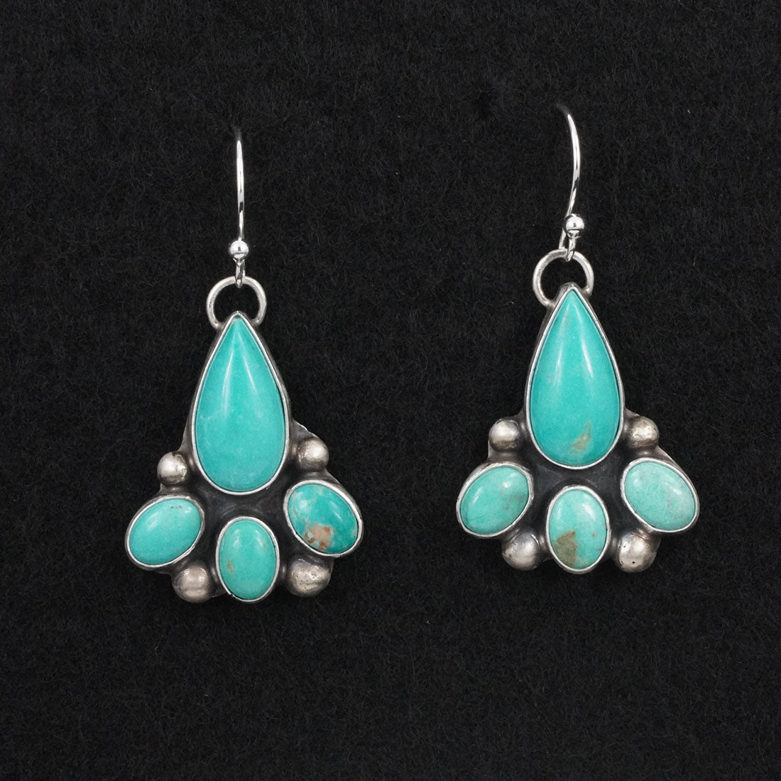 Kathleen Livingston Turquoise & Sterling Silver Earrings