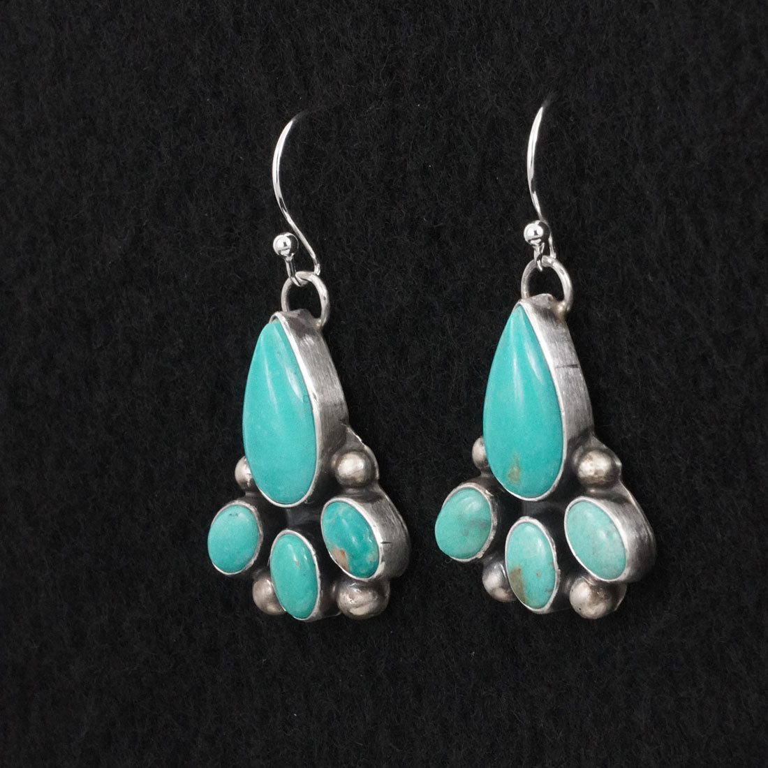 Kathleen Livingston Turquoise & Sterling Silver Earrings
