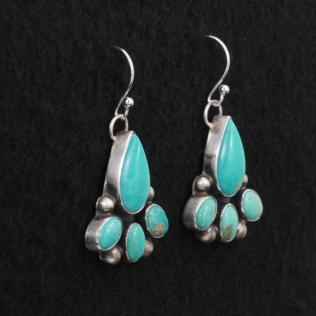 Kathleen Livingston Turquoise & Sterling Silver Earrings