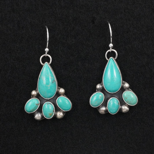 Kathleen Livingston Turquoise & Sterling Silver Earrings