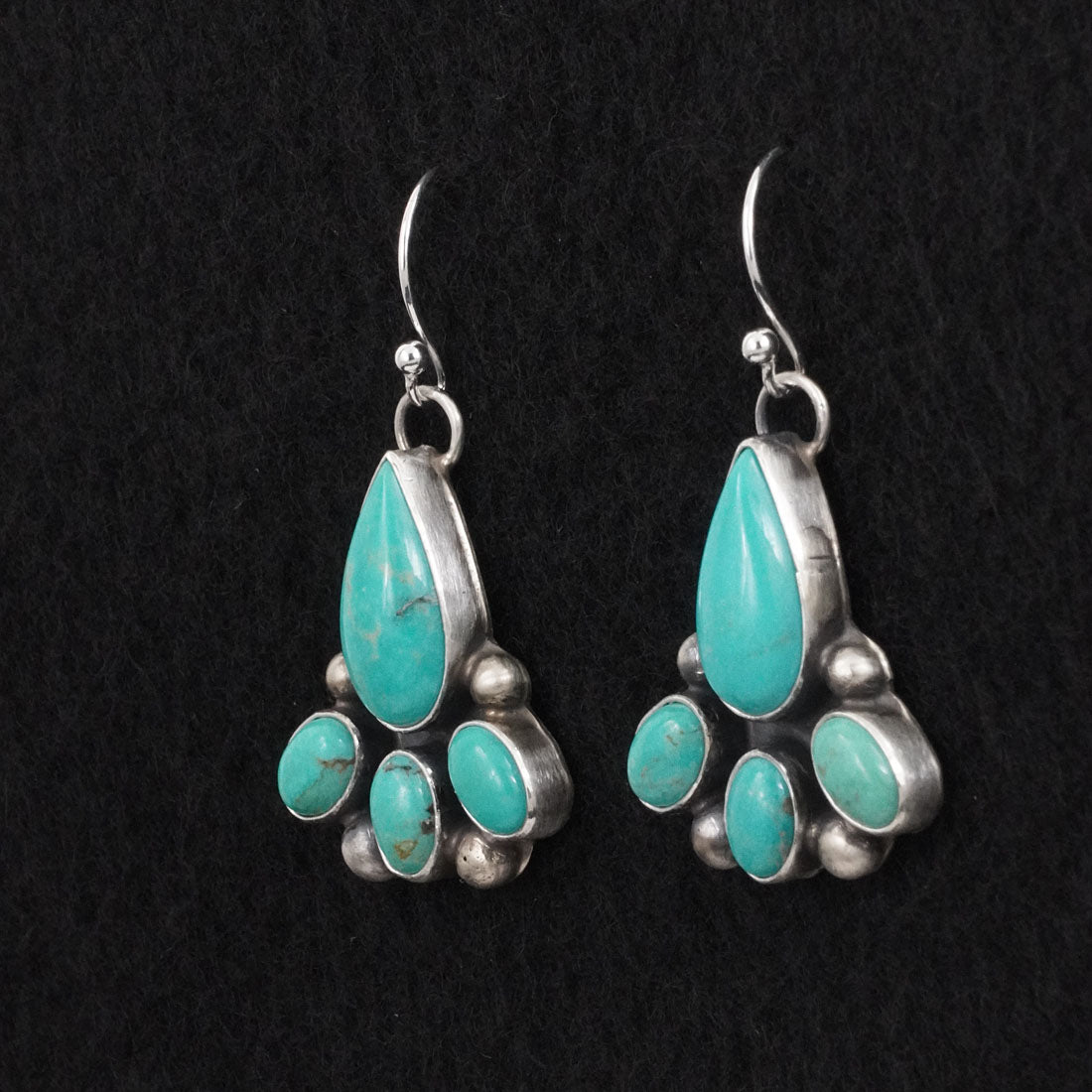 Kathleen Livingston Turquoise & Sterling Silver Earrings
