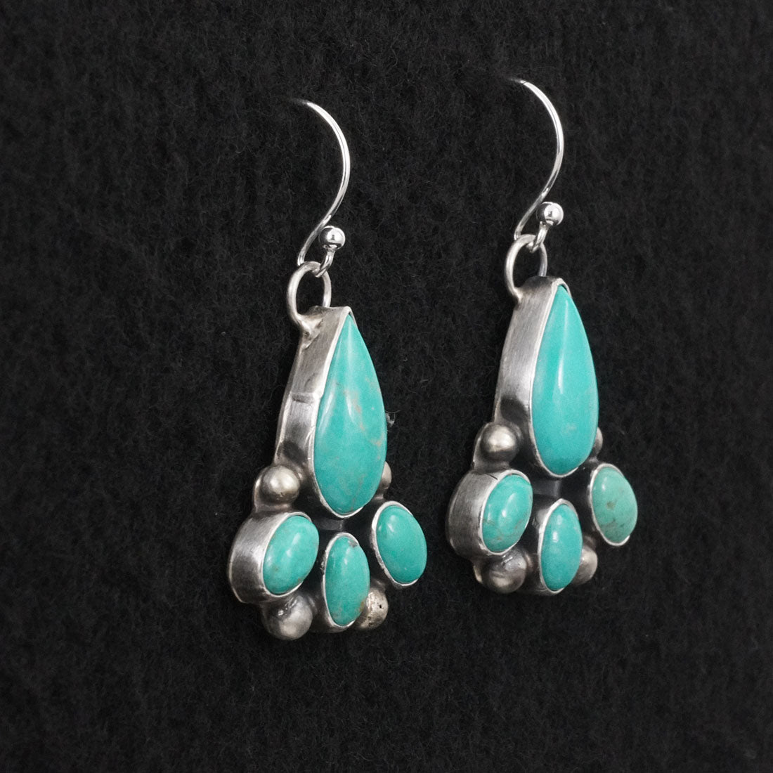 Kathleen Livingston Turquoise & Sterling Silver Earrings
