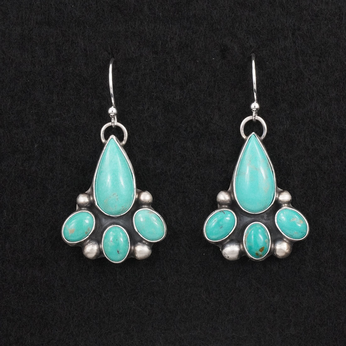 Kathleen Livingston Turquoise & Sterling Silver Earrings