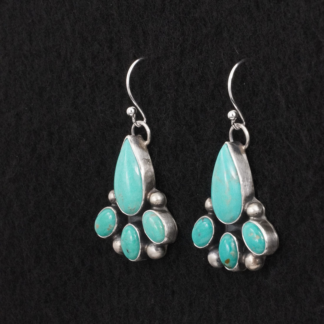 Kathleen Livingston Turquoise & Sterling Silver Earrings