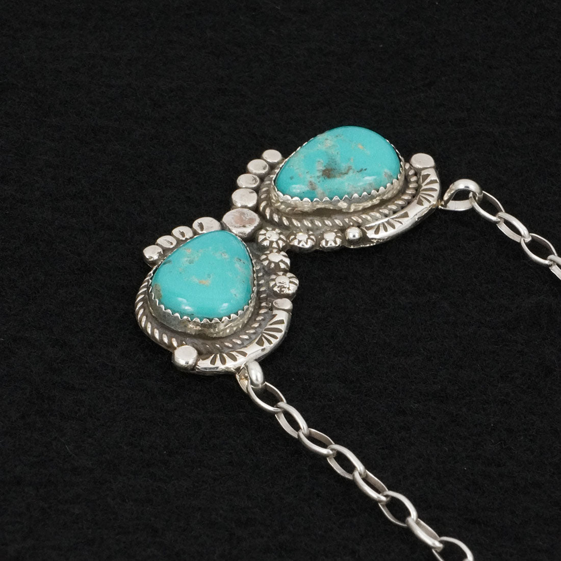 Phil Nez Turquoise & Sterling Silver Necklace