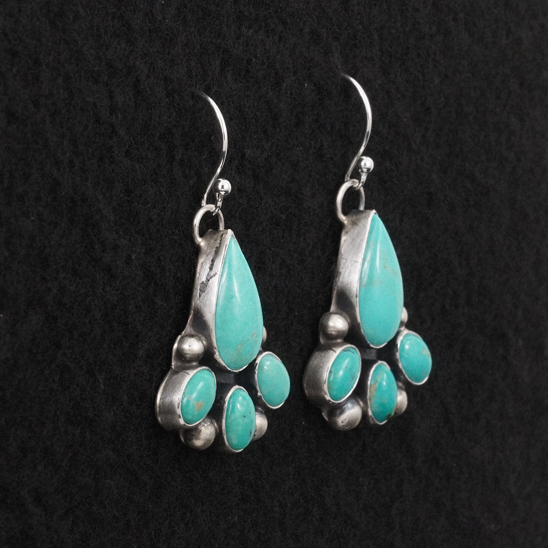 Kathleen Livingston Turquoise & Sterling Silver Earrings