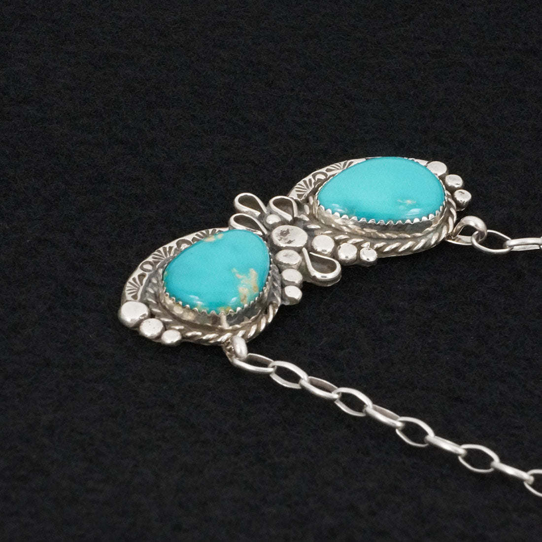 Phil Nez Turquoise & Sterling Silver Necklace