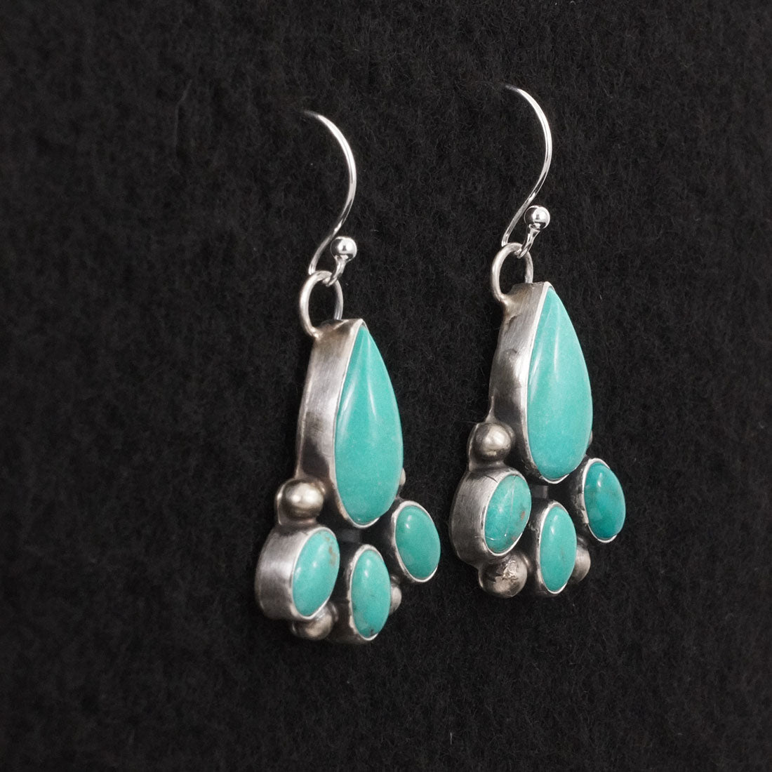 Kathleen Livingston Turquoise & Sterling Silver Earrings