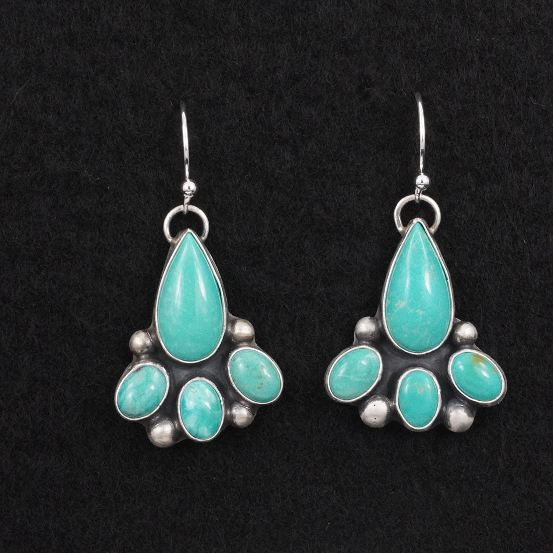 Kathleen Livingston Turquoise & Sterling Silver Earrings