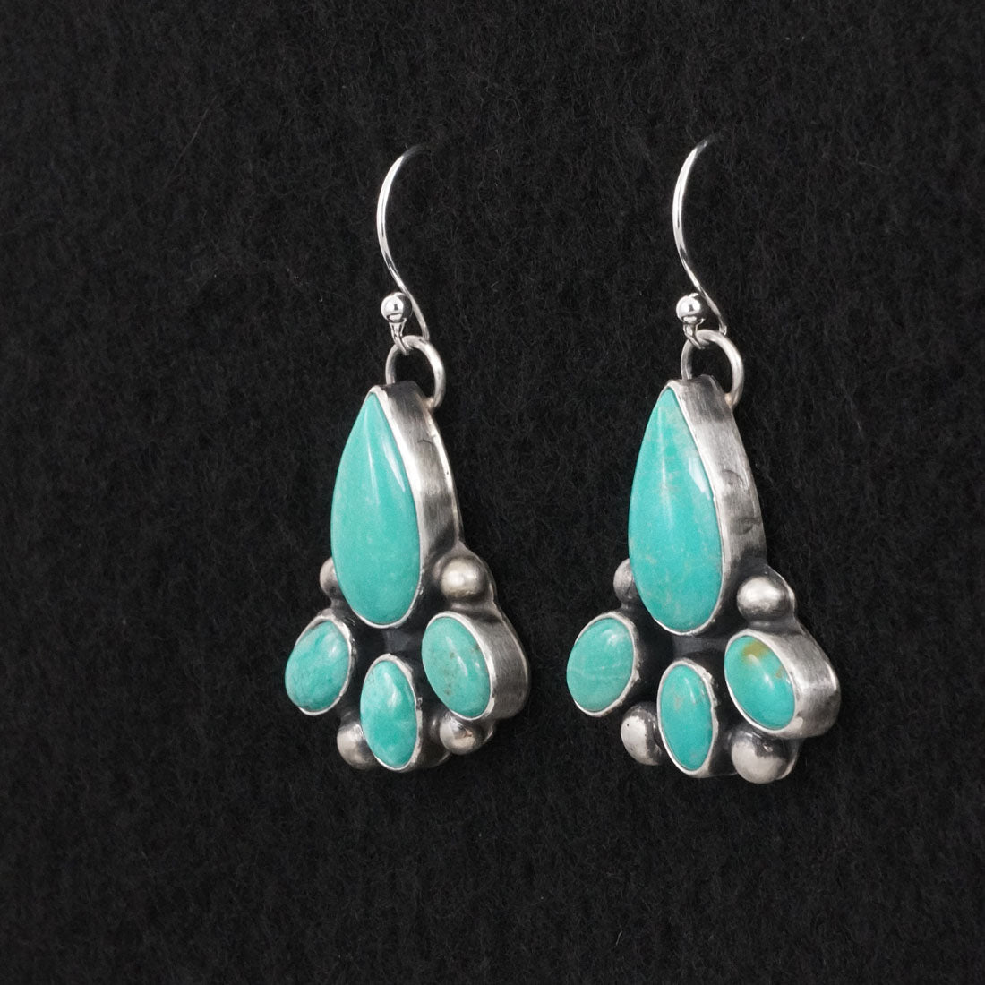 Kathleen Livingston Turquoise & Sterling Silver Earrings