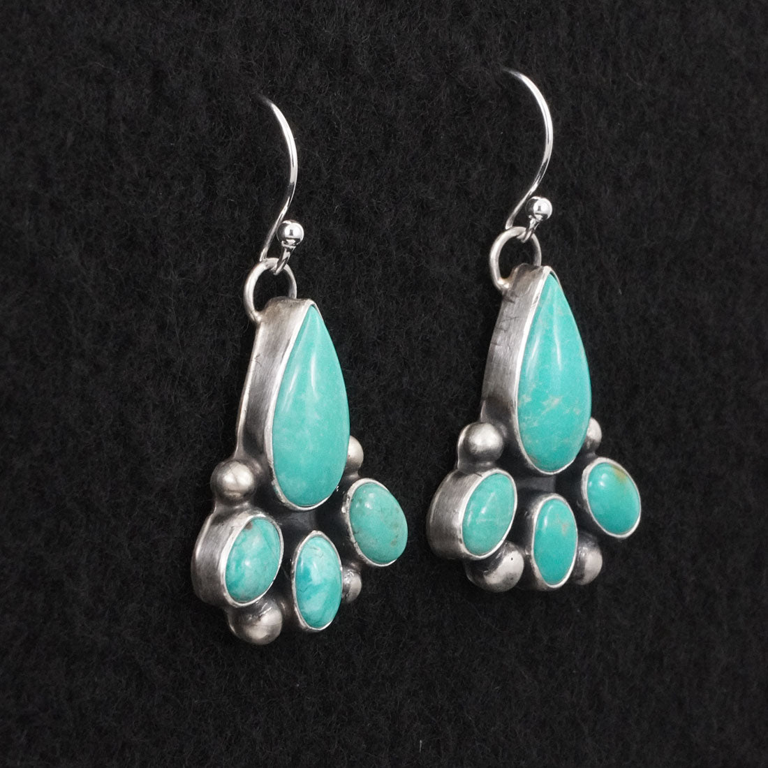 Kathleen Livingston Turquoise & Sterling Silver Earrings