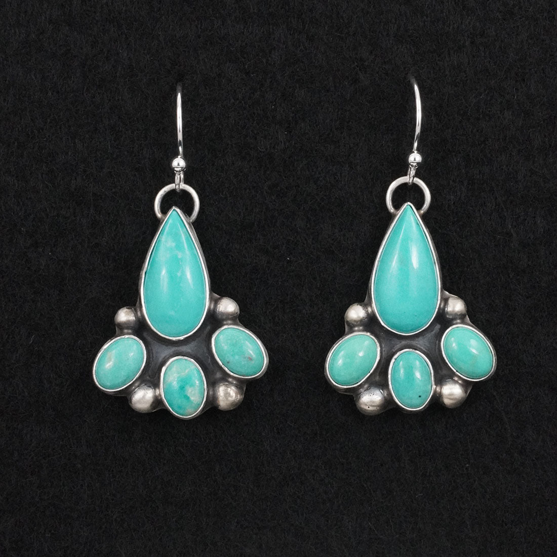Kathleen Livingston Turquoise & Sterling Silver Earrings