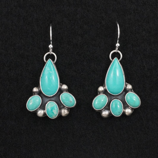 Kathleen Livingston Turquoise & Sterling Silver Earrings