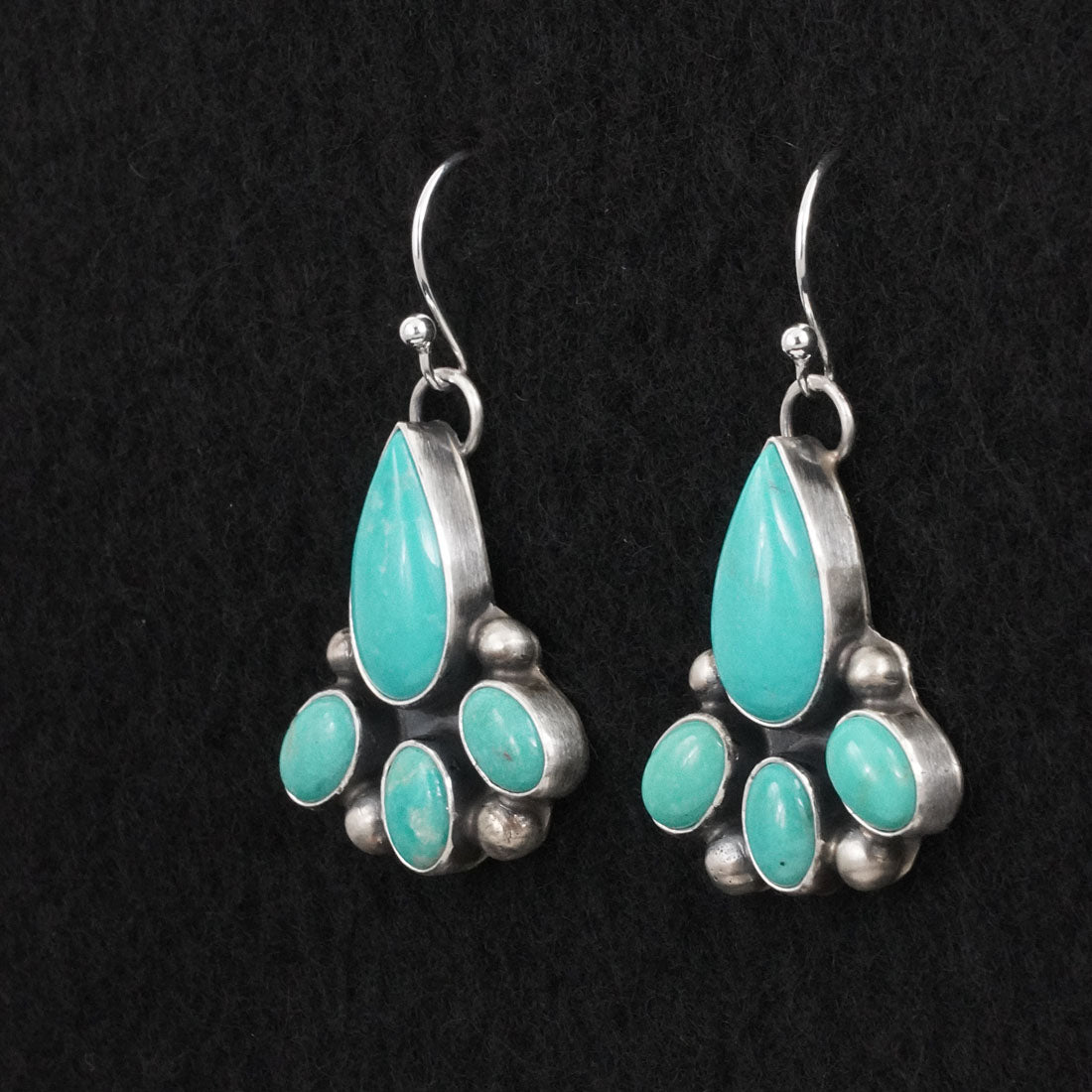 Kathleen Livingston Turquoise & Sterling Silver Earrings