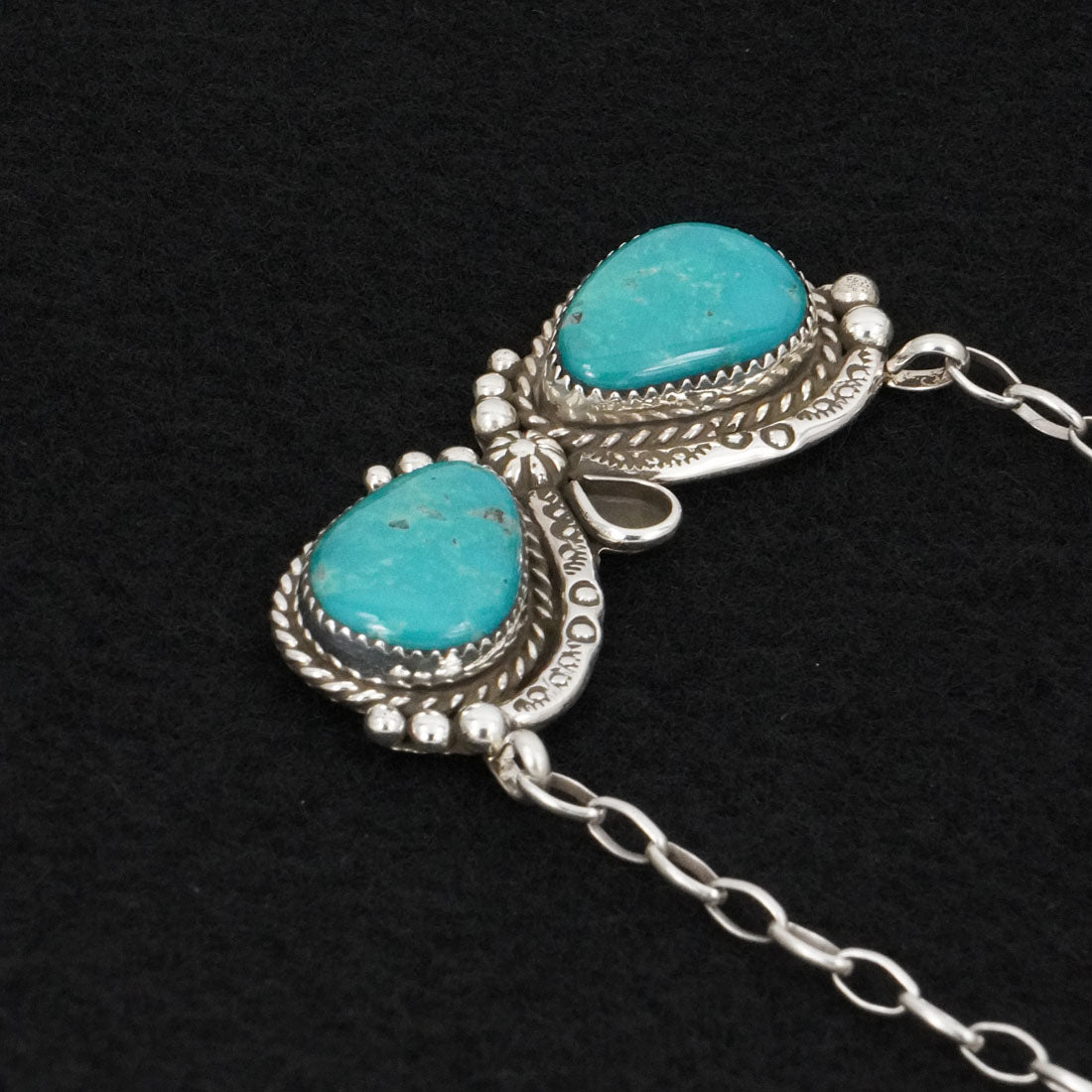 Phil Nez Turquoise & Sterling Silver Necklace