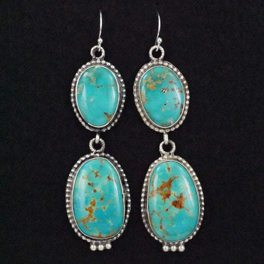 Jimmy Garcia Turquoise & Sterling Silver Earrings