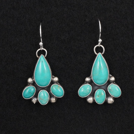 Kathleen Livingston Turquoise & Sterling Silver Earrings
