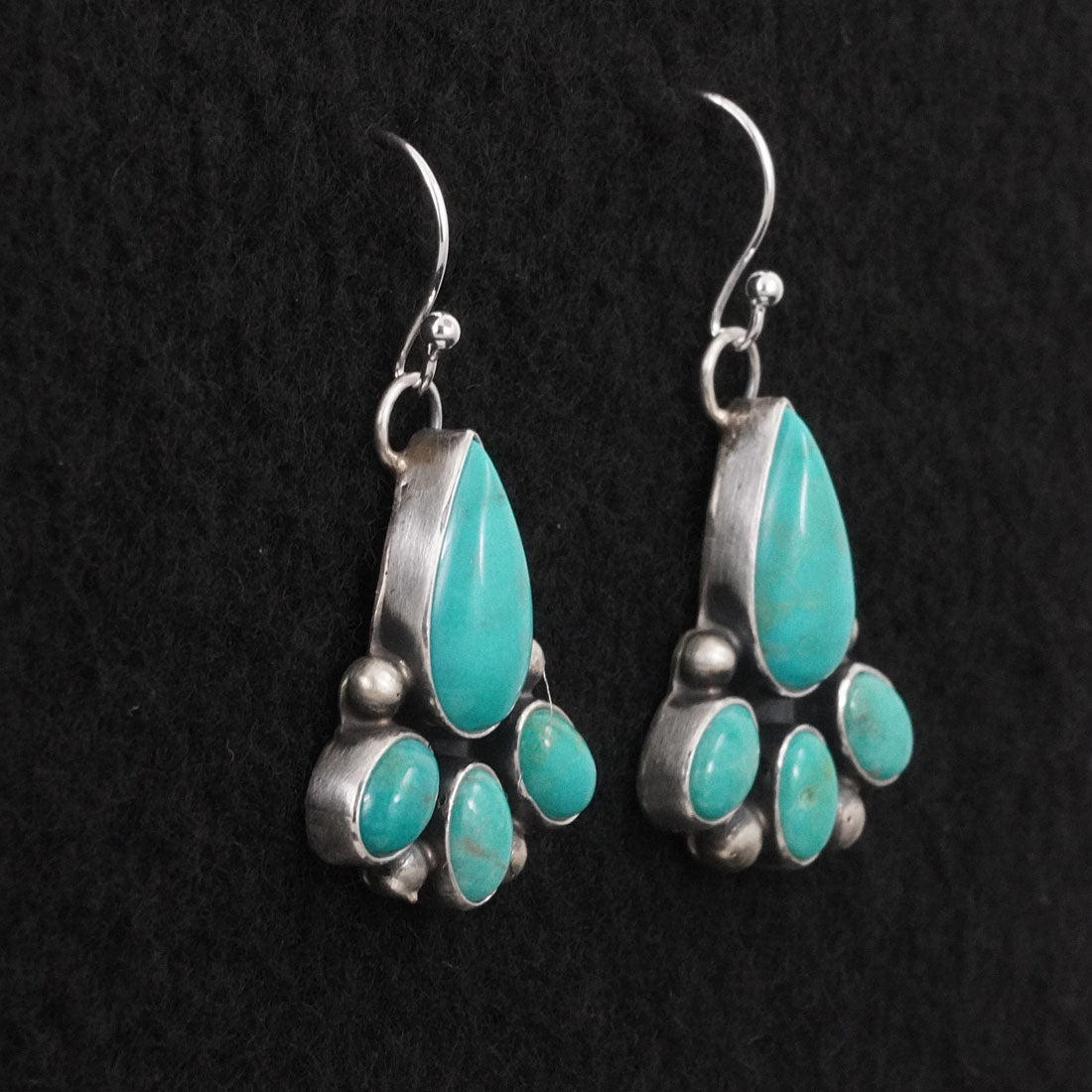 Kathleen Livingston Turquoise & Sterling Silver Earrings