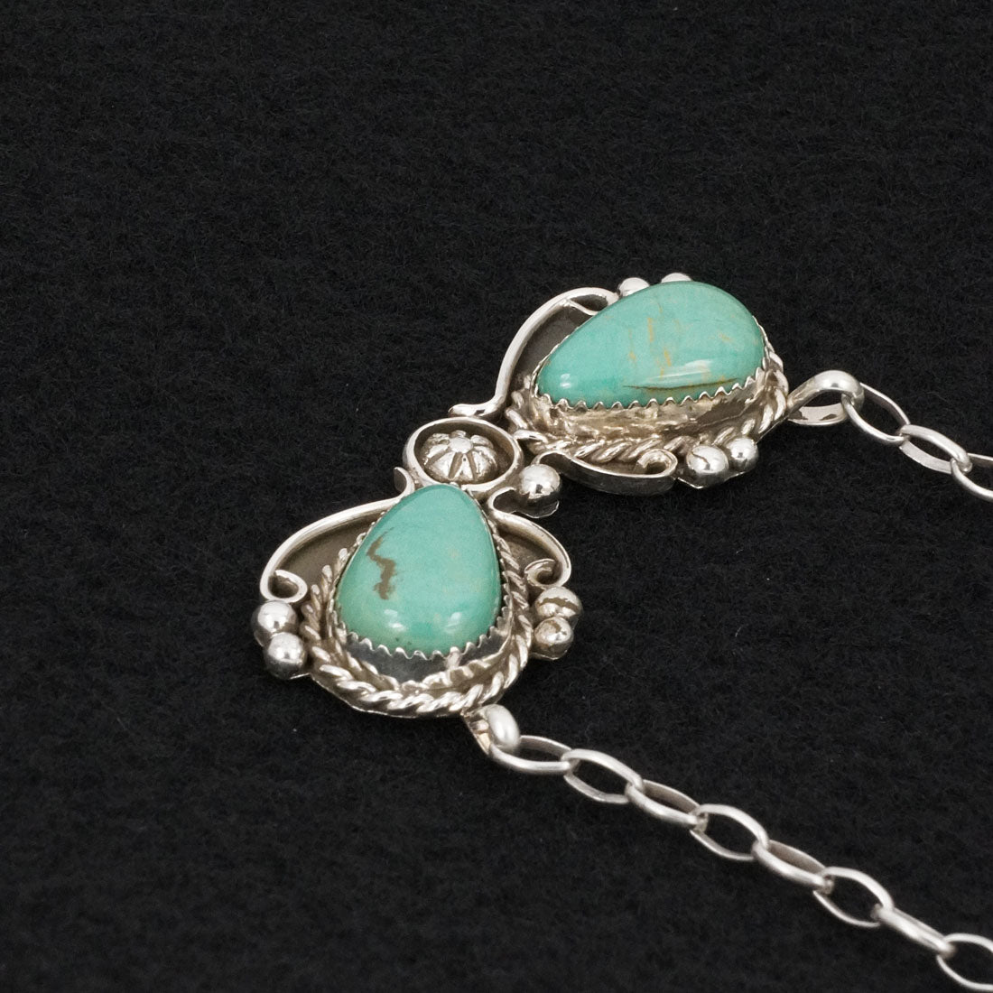 Phil Nez Turquoise & Sterling Silver Necklace