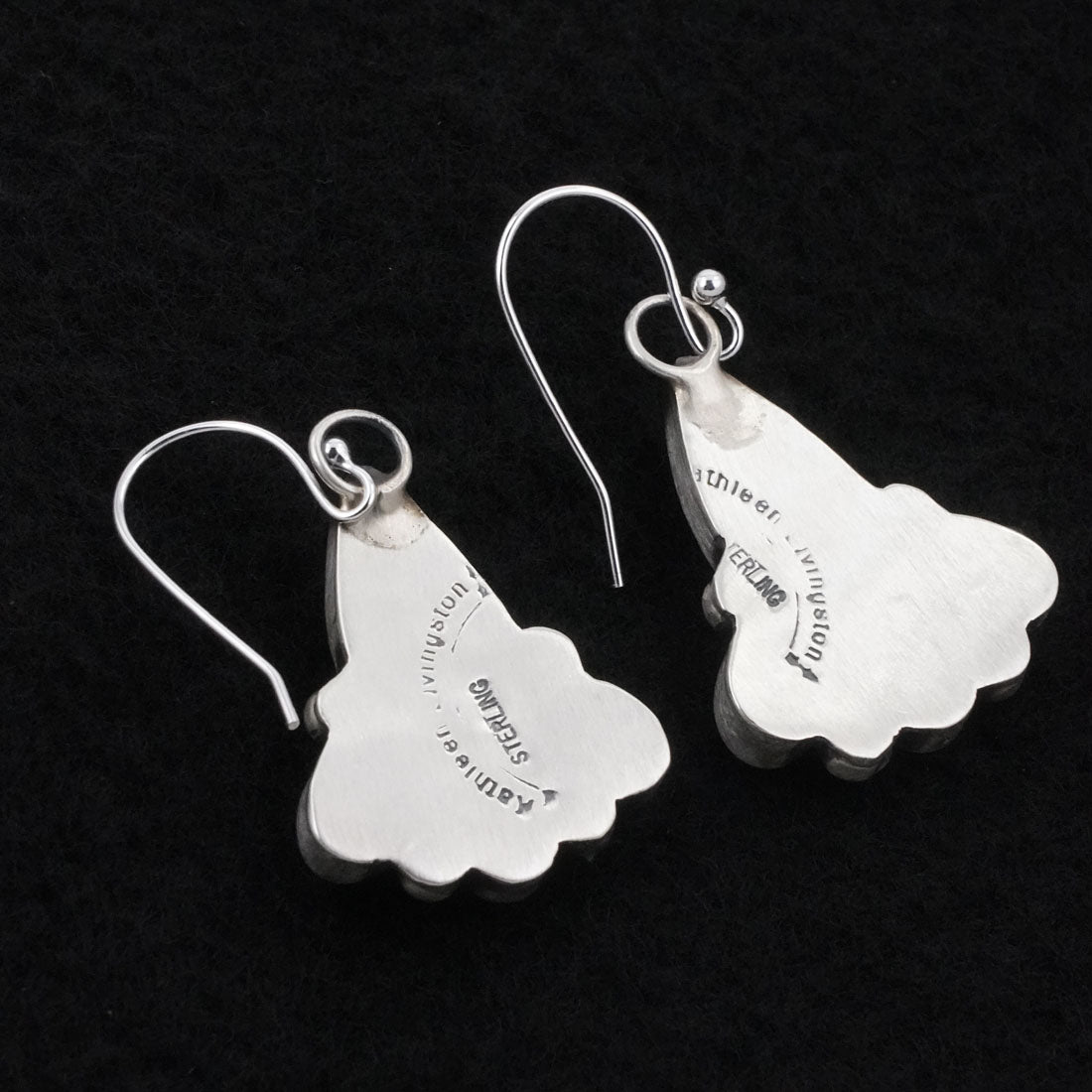 Kathleen Livingston Turquoise & Sterling Silver Earrings