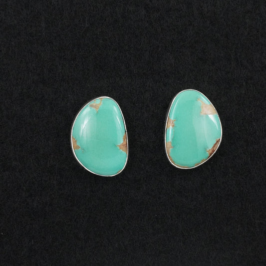 Eugene Gruber Turquoise & Sterling Silver Earrings